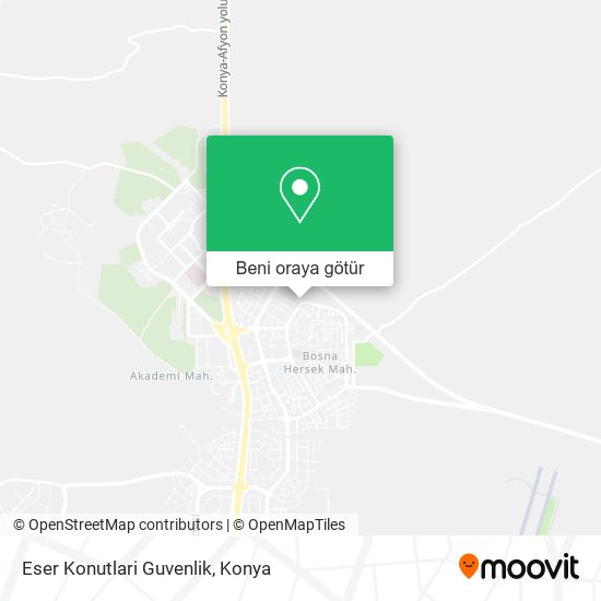 Eser Konutlari Guvenlik harita