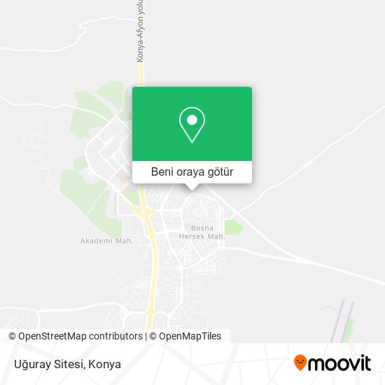 Uğuray Sitesi harita