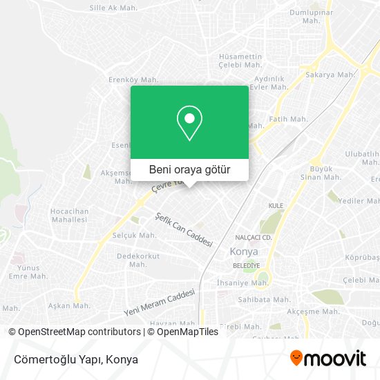 Cömertoğlu Yapı harita