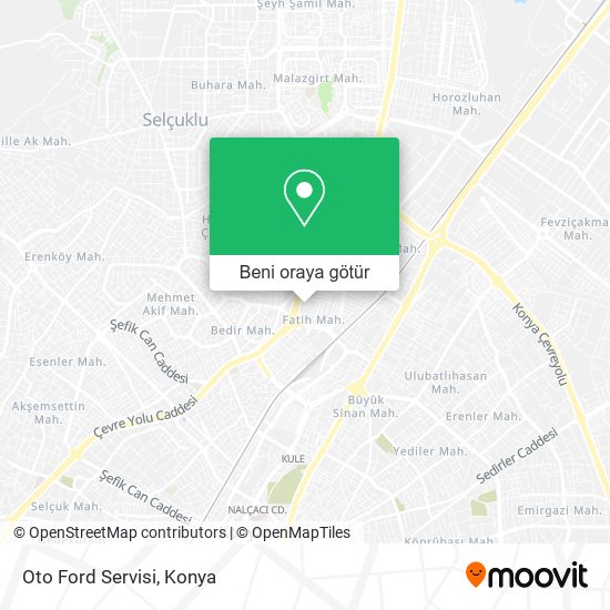Oto Ford Servisi harita