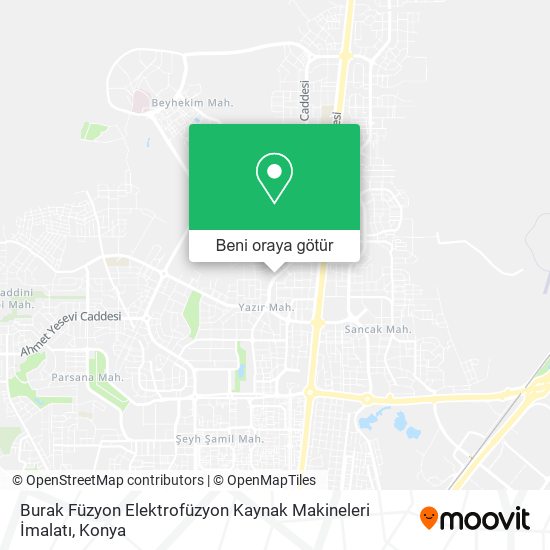 Burak Füzyon Elektrofüzyon Kaynak Makineleri İmalatı harita