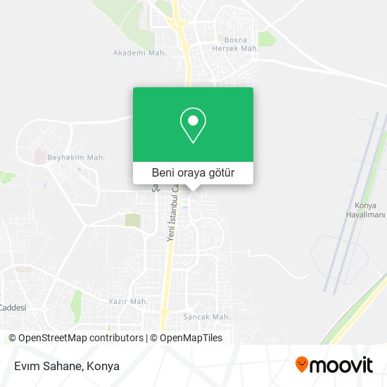 Evım Sahane harita
