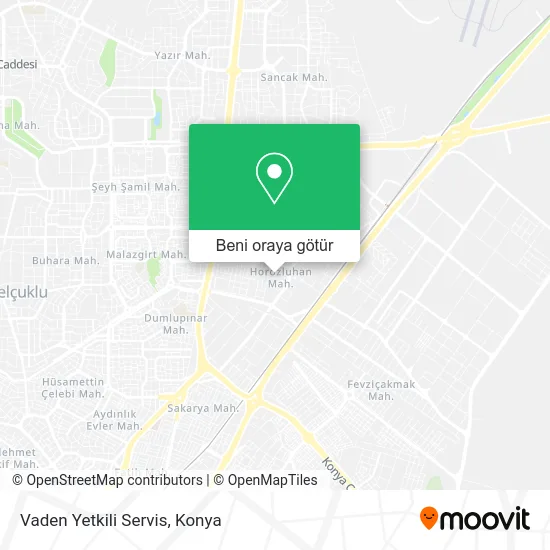 Vaden Yetkili Servis harita