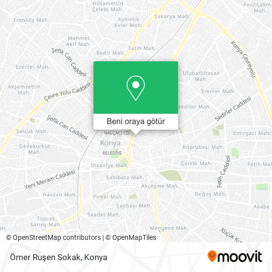 Ömer Ruşen Sokak harita