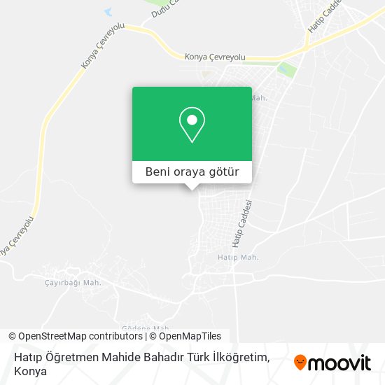 Hatıp Öğretmen Mahide Bahadır Türk İlköğretim harita