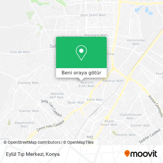Eylül Tıp Merkezi harita