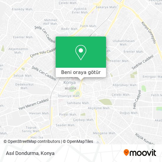 Asıl Dondurma harita