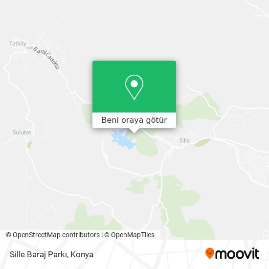 Sille Baraj Parkı harita