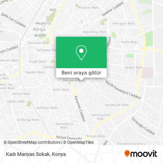 Kadı Manyas Sokak harita