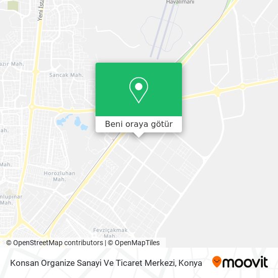 Konsan Organize Sanayi Ve Ticaret Merkezi harita