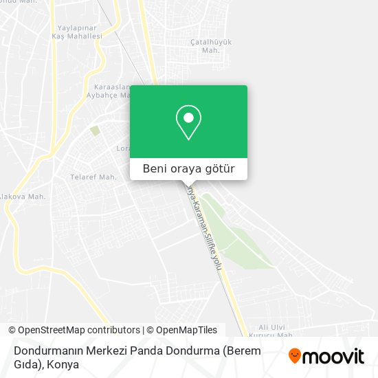 Dondurmanın Merkezi Panda Dondurma (Berem Gıda) harita