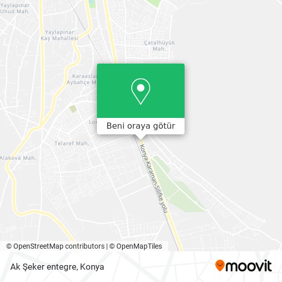 Ak Şeker entegre harita