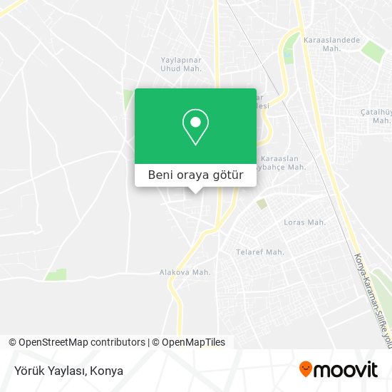Yörük Yaylası harita