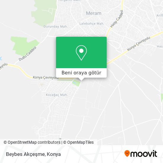 Beybes Akçeşme harita