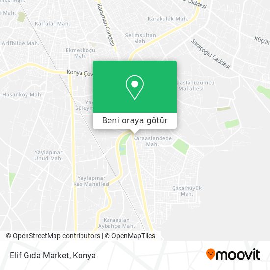 Elif Gıda Market harita