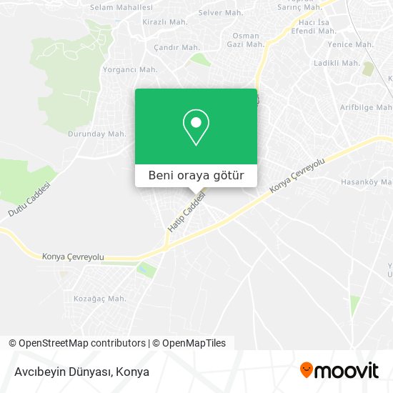 Avcıbeyin Dünyası harita