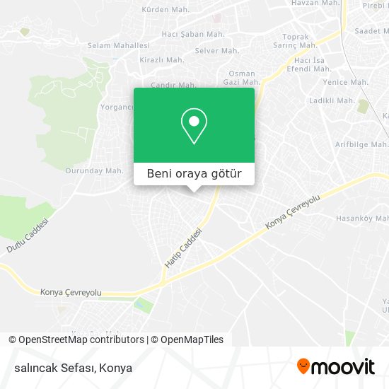 salıncak Sefası harita