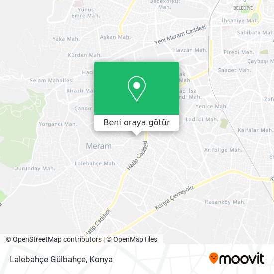 Lalebahçe Gülbahçe harita