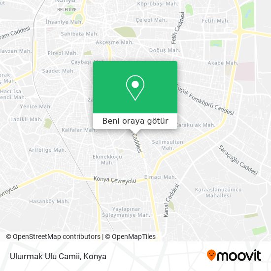 Uluırmak Ulu Camii harita