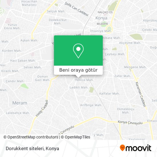 Dorukkent siteleri harita