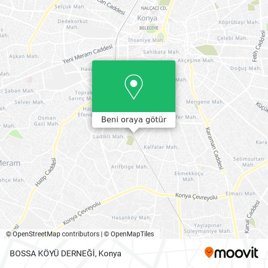 BOSSA KÖYÜ DERNEĞİ harita