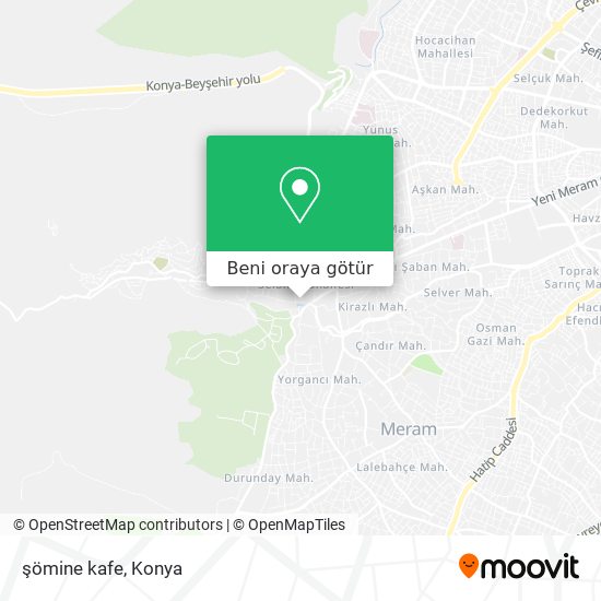 şömine kafe harita