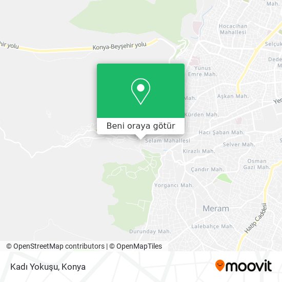 Kadı Yokuşu harita