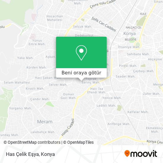 Has Çelik Eşya harita