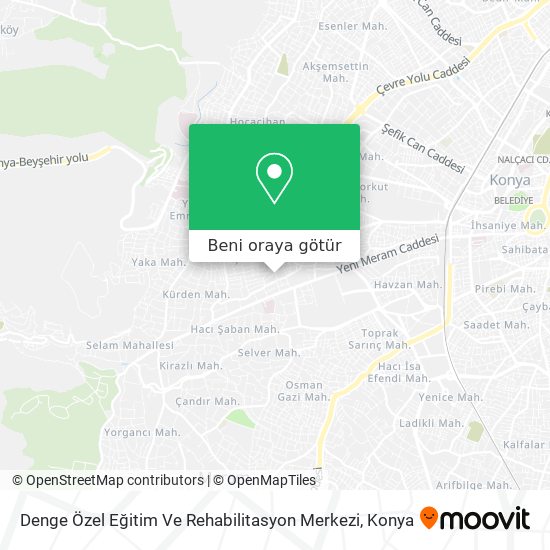 Denge Özel Eğitim Ve Rehabilitasyon Merkezi harita