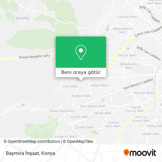 Baymira İnşaat harita