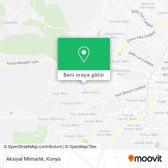 Aksiyal Mimarlık harita