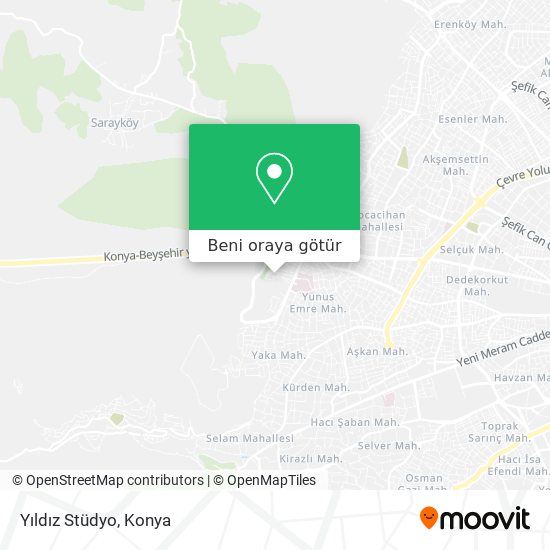 Yıldız Stüdyo harita