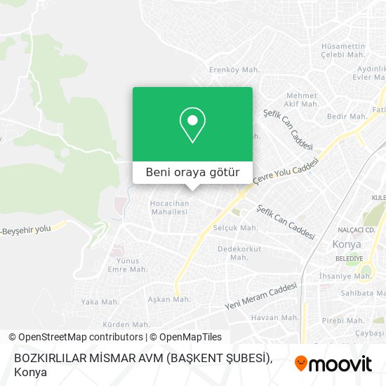 BOZKIRLILAR MİSMAR AVM (BAŞKENT ŞUBESİ) harita