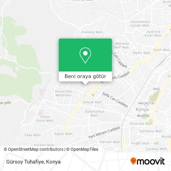 Gürsoy Tuhafiye harita
