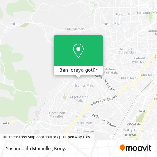 Yasam Unlu Mamuller harita