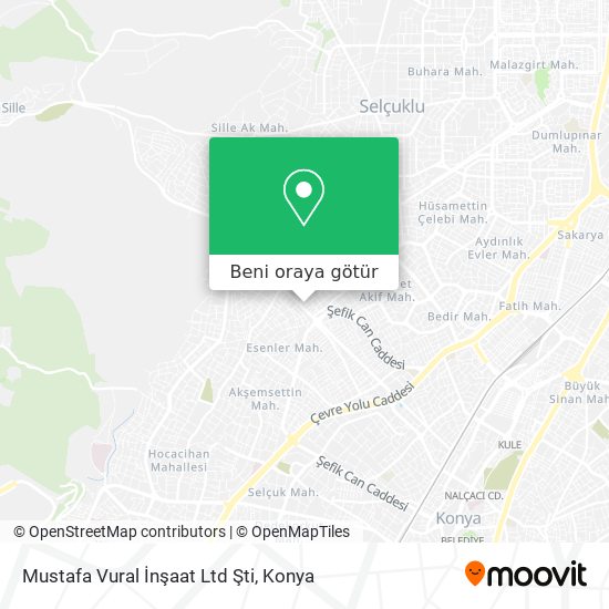 Mustafa Vural İnşaat Ltd Şti harita