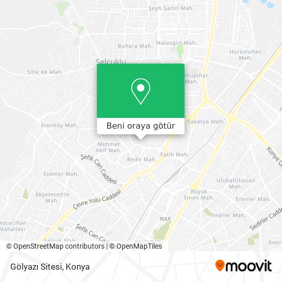 Gölyazı Sitesi harita