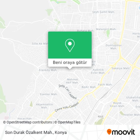 Son Durak Özalkent Mah. harita