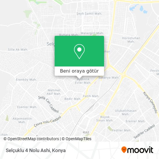 Selçuklu 4 Nolu Ashi harita