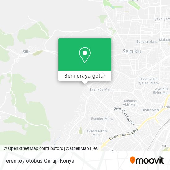 erenkoy otobus Garaji harita
