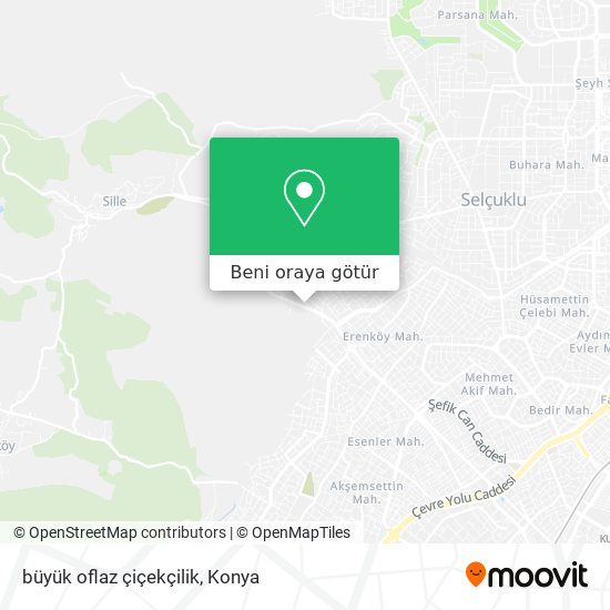 büyük oflaz çiçekçilik harita