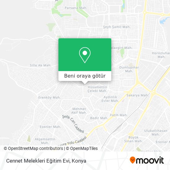 Cennet Melekleri Eğitim Evi harita