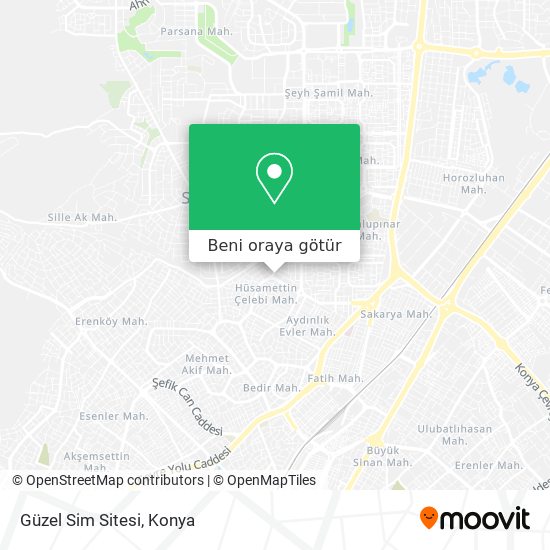 Güzel Sim Sitesi harita