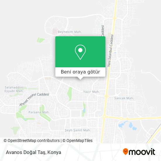 Avanos Doğal Taş harita