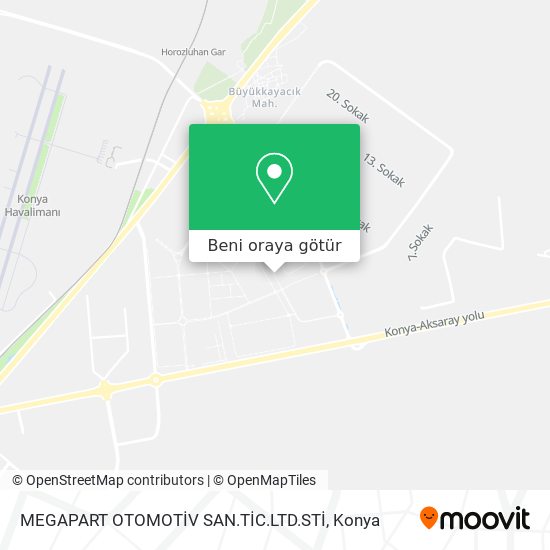 MEGAPART OTOMOTİV SAN.TİC.LTD.STİ harita