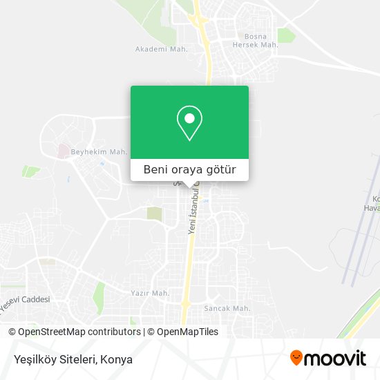 Yeşilköy Siteleri harita