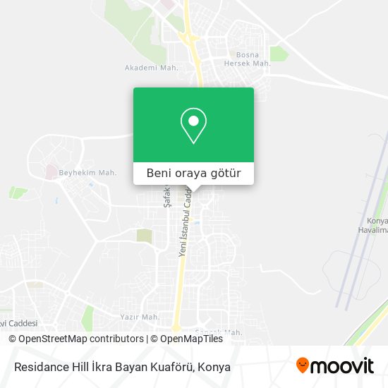 Residance Hill İkra Bayan Kuaförü harita