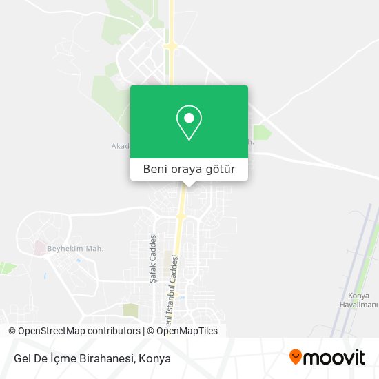 Gel De İçme Birahanesi harita