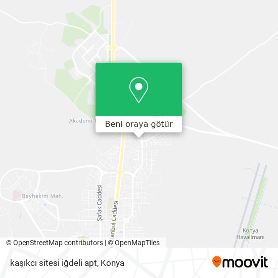 kaşıkcı sitesi iğdeli apt harita