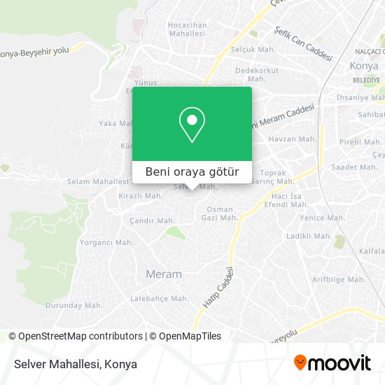 Selver Mahallesi harita